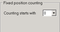 3. Fixed position counting