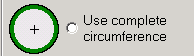 3. Use complete circumference