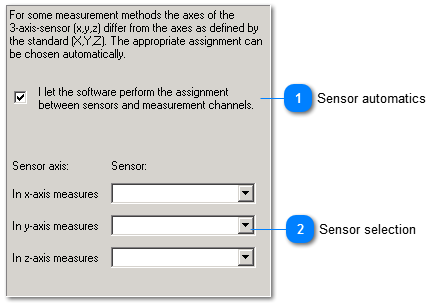Sensor settings