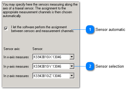 Sensor settings