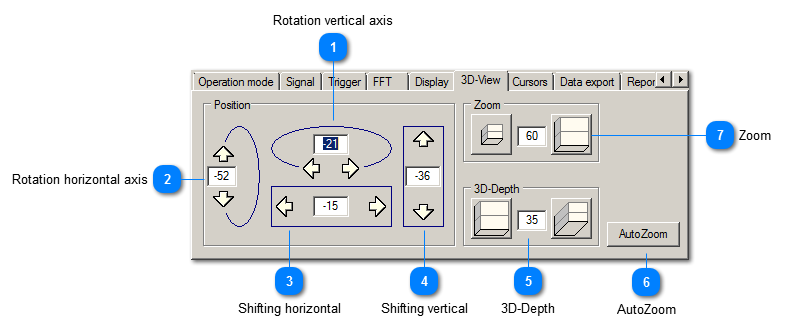 Settings for 3D-View
